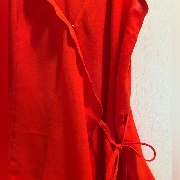 Red Wrap Tank - Picture 3 of 4